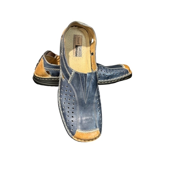 Josef Seibel Shoes - Joseph Seibel Size 41 Blue Classic Slip-On Comfort Shoes